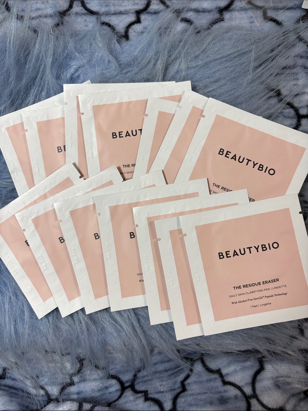 BeautyBio The Residue Eraser Daily Cleanser Pads — Pink